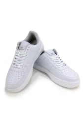 Kadın Günlük Yüksek Tabanlı Beyaz Buz Spor Ayakkabı - 4
