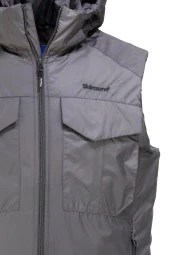 Erkek Kapişonlu Cepli Gri Yelek - 3