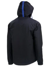 Erkek Suya ve Rüzgara Dayanıklı Siyah Yağmurluk - 3