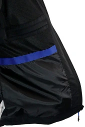 Erkek Suya ve Rüzgara Dayanıklı Siyah Yağmurluk - 4