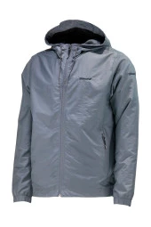 Erkek Suya ve Rüzgara Dayanıklı Gri Yağmurluk - 1