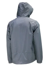 Erkek Suya ve Rüzgara Dayanıklı Gri Yağmurluk - 3