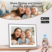 FULLJA Dijital Resim Çerçevesi - 17 Inc - 32 GB Büyük, IPS Dokunmatik - 1