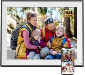 FULLJA Dijital Resim Çerçevesi - 17 Inc - 32 GB Büyük, IPS Dokunmatik - 5