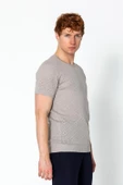 Erkek Regular Fit Bisiklet Yaka Rahat Örme T-shirt - 11