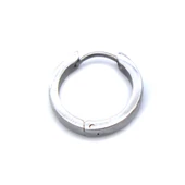 Çelik Halka Model 316L Büyük Unisex Küpe UNK-698 - 5