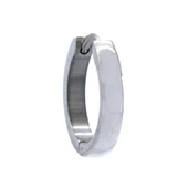 Çelik Halka Model 316L Büyük Unisex Küpe UNK-698 - 1
