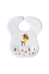 Sevibebe Ceylan Baskılı Cırtlı Muşambalı Önlük - 1