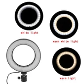 Zore M-16 Işıklı Telefon Tutucu Ring Light - 2