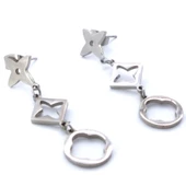 Çelik Sallantılı Küpe Tasarım Sallantılı Küpe UNK-574 thumbnail 5