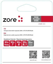 Zore 3.0 Metal Mini Flash Disk 64 GB - 2