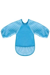 Sevibebe Eko Kollu Mama Önlüğü Mavi Benek - 1