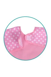 Sevibebe Eko Kollu Mama Önlüğü Pembe Benek - 5