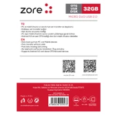 Zore OM1 Micro Metal OTG 32 GB - 2