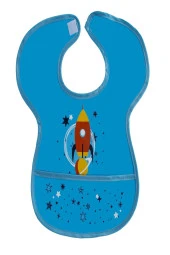 Sevibebe Cırtlı Muşamba Önlük Uzay Gemisi - 1