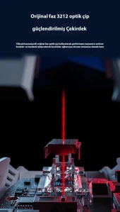 Polham 2.4G Kablosuz Şarjlı Süper Sessiz Oyuncular İçin Mouse, 6 Tuşlu 2400DPİ Gecikmesiz Mouse thumbnail 2