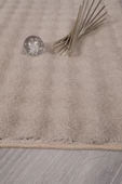 Dekoratif Bubble Uzun Tüylü Yumuşak Puffy Peluş Kaymaz Yıkanabilir Salon Koridor Halı Yolluk Bej - 5