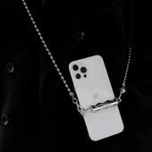 Zore İP03 Cep Telefonu Boyun Askısı Metal Zincir - 2