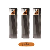 Tombow Min Klasik Mono Lead 2B Kalem Ucu 0.5 mm 3 Tüp - 1