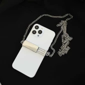 Zore İP02 Cep Telefonu Boyun Askısı Metal Zincir - 2