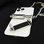 Zore İP02 Cep Telefonu Boyun Askısı Metal Zincir - 6
