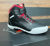 Forte Gt Duratech 23 Milano Korumalı Spor Motosiklet Botu 45 Numara Kırmızı Siyah - 3