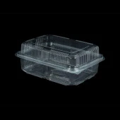 Kullan At Plastik Kilitli Şeffaf Bombeli Kapaklı Gıda Saklama Kabı Sızdırmaz Kap - 1500 cc - 75 Adet thumbnail 3