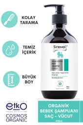 Sirenol Organik Bebek Saç Vücut Şampuanı 400 mL thumbnail 1