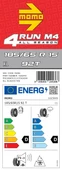 Momo 185/65 R15 92T XL M4 Four Season Oto Dört Mevsim Lastiği ( Üretim Yılı: 2024 ) - 4