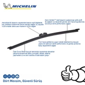 Michelin EASYCLIP™ MCR380 38CM 1 Adet Universal Muz Tipi Arka Silecek - 4