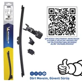 Michelin EASYCLIP™ MCR380 38CM 1 Adet Universal Muz Tipi Arka Silecek - 3