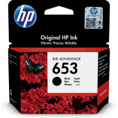 HP 653 Mürekkep Kartuşu Siyah 3YM75AE - 1