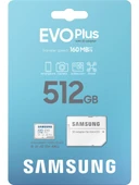 Samsung Evo Plus 512GB Microsd Hafıza Kartı MB-MC512SA/TR - 1