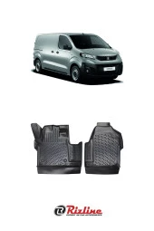 Peugeot Expert 2017-2023 Siyah 3D Havuzlu Paspas - 1