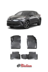 Toyota C-HR 2016-2023 Siyah 3D Havuzlu Paspas thumbnail 1