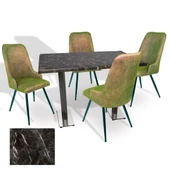 Karanfil Werzalit - Çırağan Masa Takımı (70x120) - (Teramo - Kapiçino) - 1