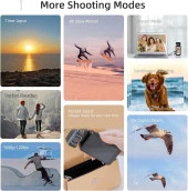 ORDRO Kamera 5K 56MP Video Kamera WiFi IR Gece Görüşlü Vlogging Kamera - 5