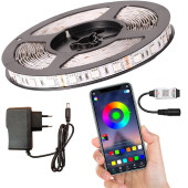 neeko Telefon Kontrollü Tv Arkası Yatak Odası Çocuk Odası Mutfak Rgb Şerit Led Tak Çalıştır 3 Metre - 5