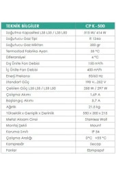 500W İç/Dış Ortam Pano Kliması - 4