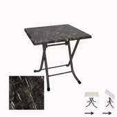 Klasik Katlanır Werzalit Kare Tabla Masa (80X80) - Teramo - 1