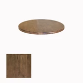 Werzalit Masa Tablası Yuvarlak 70cm - Rustik Dark - 1