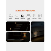 neeko Çift yönlü şarjlı taşınabilir sensörlü mini aplik - 5