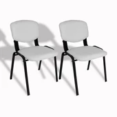 Form Ofis ve Toplantı Sandalyesi (2 Adet) - Beyaz - 1