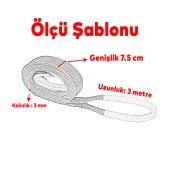 Sapan Polyester Spanzet 3 Ton 3 Metre Sarı Sağlam Yük Kaldırma Taşıma İndirme Halat - 3