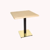Karanfil Werzalit Gold Kare Masa 70x70 - Akçaağaç - 1
