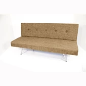 Best 3lü Ofis Koltuğu Yataklı - Kahve - 1