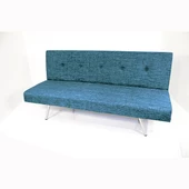 Best 3lü Ofis Koltuğu Yataklı - Mavi - 1