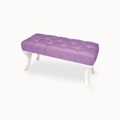 Bench Puf Kapitoneli - Lila - 1