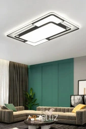 ARTELUZ DİKDÖRTGEN MODEL MODERN PLAFONYER AVİZE (90X60 CM) thumbnail 1