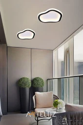 ARTELUZ ASİMETRİK MODEL MODERN PLAFONYER AVİZE (23 CM) - 3